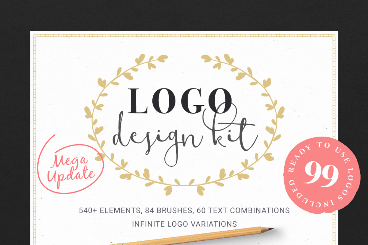 Logo Design Kit, a Branding & Logo Template by VladCristea (Photo 1 of 11)