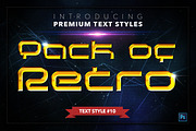 Retro #2 - 17 Text Styles, a Layer Style Add-On by Jonas Stensgaard (Thumbnail 11 of 20)