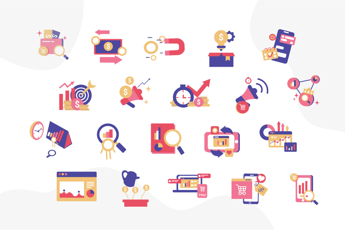 Digital Marketing Icon, an Object Illustration by Loin Studio (Photo 3 of 3)