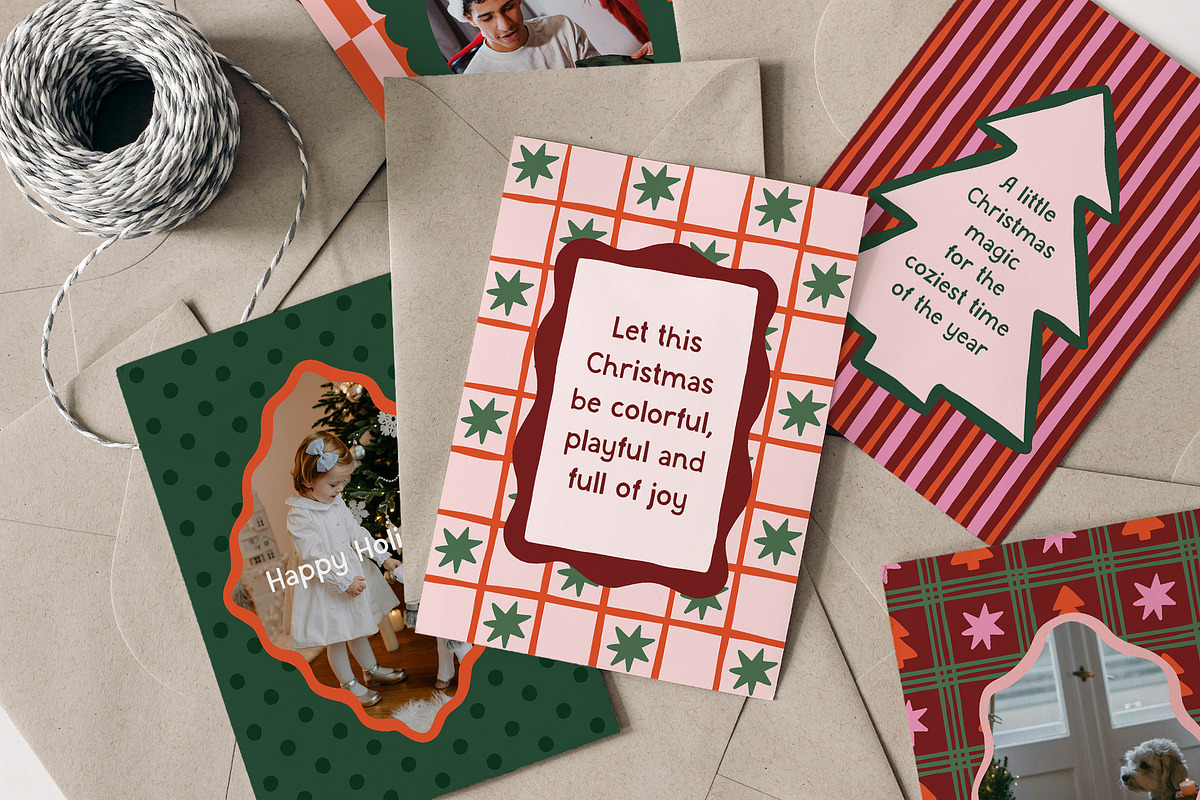 Merry Season - Frames & Backgrounds, an Object Graphic by ArtFM (Photo 4 of 12)
