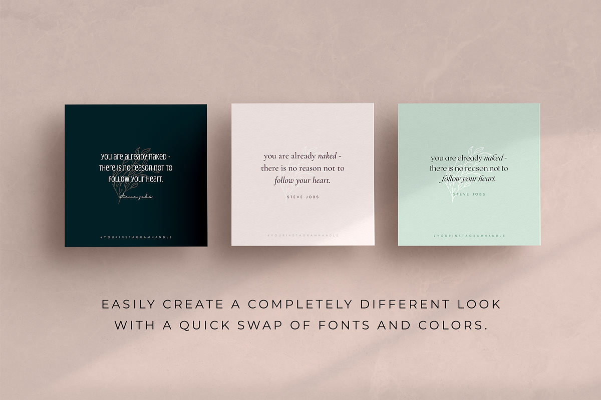 Joanna Social Media Quote Bundle, a Social Media Template by Atlas & Anchor Designs (Photo 5 of 8)