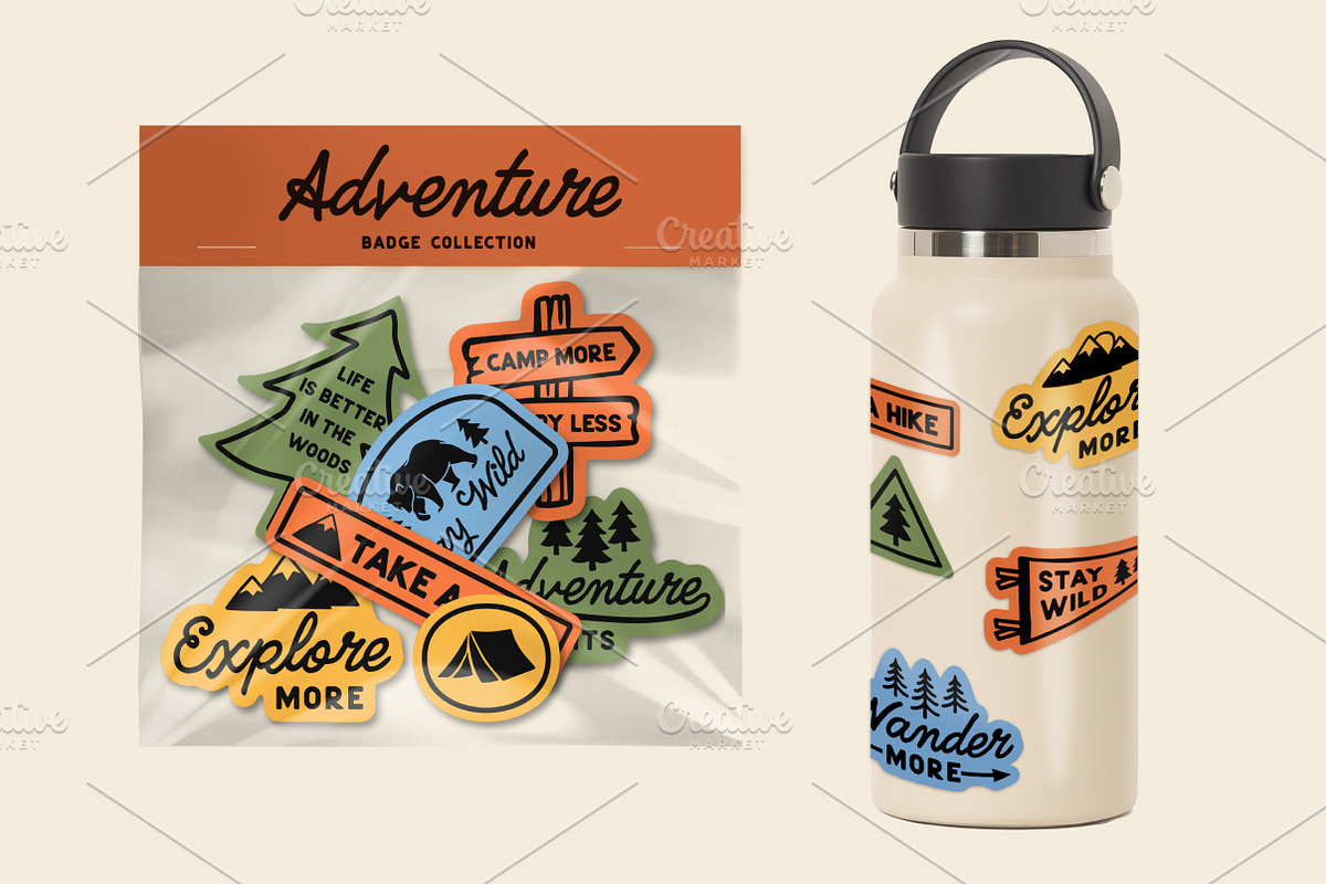 Adventure Badge Collection, a Graphic by cd-design.co (Photo 3 of 6)