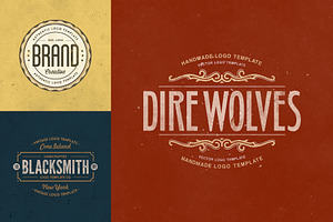 Retro Logo Templates V.05
