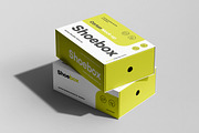 Shoe Box Mock-up, a Packaging Mockup by Yogurt86 (Thumbnail 7 of 11)
