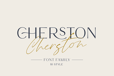 Cherston, a Sans Serif Font by Larin Type Co.