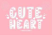 Cute Heart - Lovely Display Font