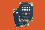 Fest Floral Wedding Invitation, an Invitation Template by iDoodle Studio (Thumbnail 3 of 3)