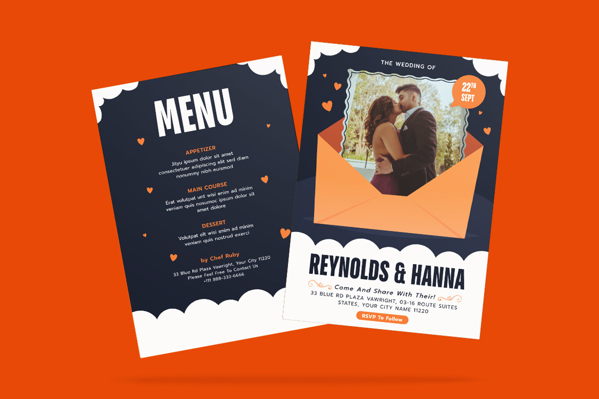 Mackenzin Wedding Invitation, an Invitation Template by iDoodle Studio (Photo 3 of 3)
