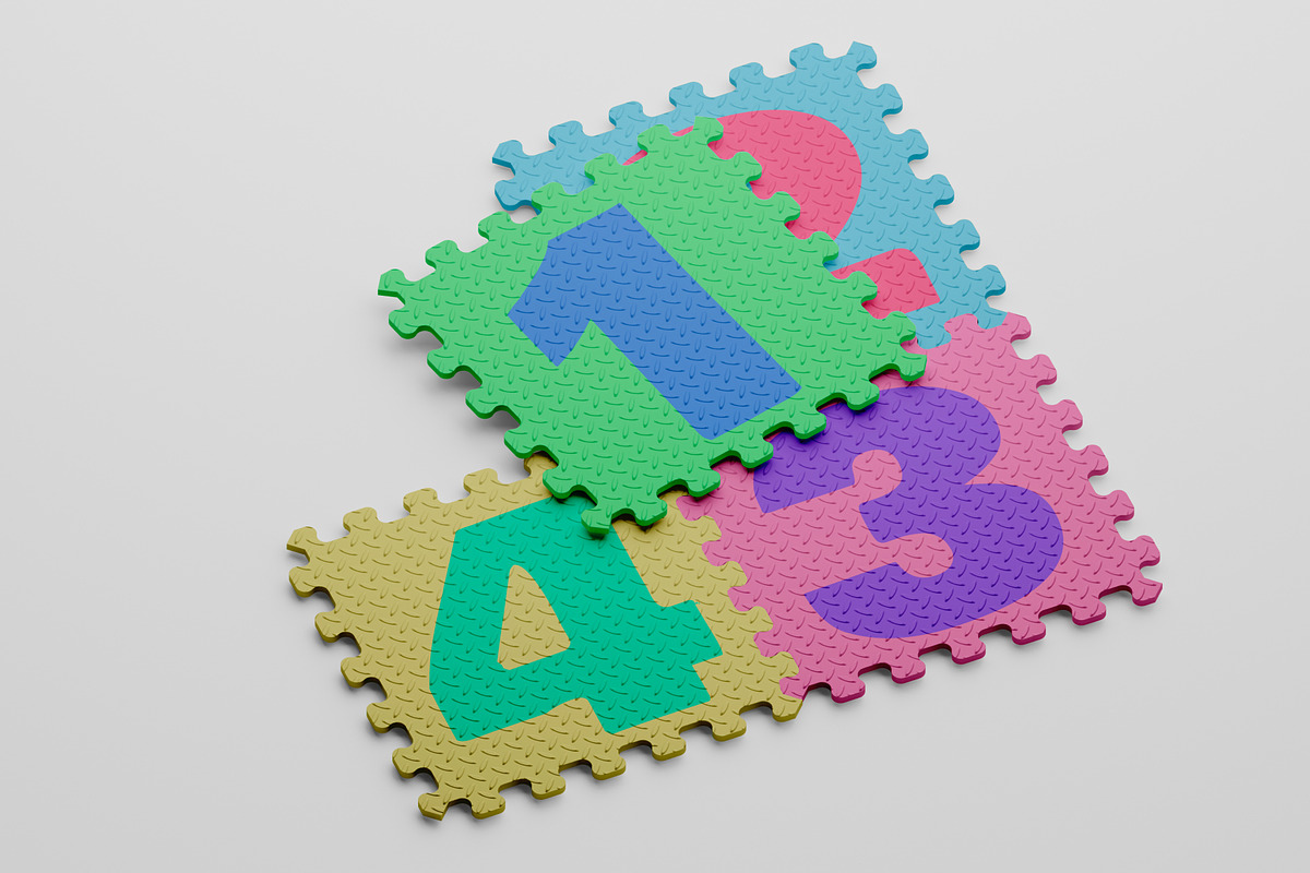 Puzzle Mat Mockup, a Household Mockup by Budogol Studio (Photo 2 of 4)