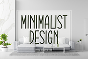 Minimalist Design, a Sans Serif Font by Creative Writting (Thumbnail 1 of 6)