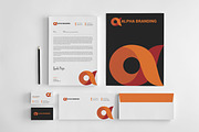 Branding Identity, a Stationery Template by Graphic Origin (Thumbnail 1 of 15)