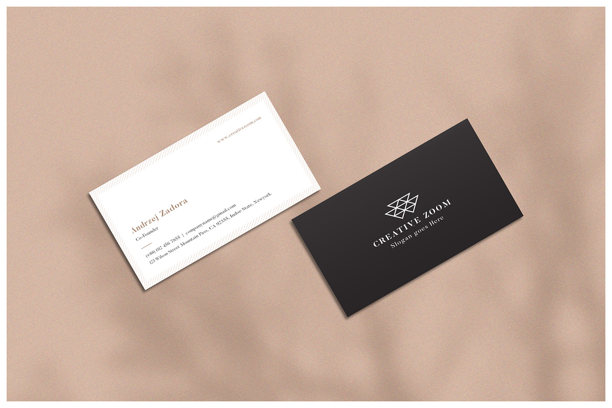 Business Card, a Business Card Template by CreativeZoom (Photo 2 of 2)
