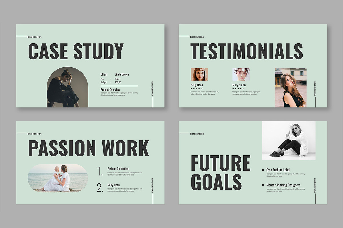 Minimal Portfolio Presentation, a Presentation Template by Mighty-Slide (Photo 5 of 6)