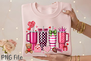Valentine's Day Tumbler Mug PNG, a Seasonal Illustration by YA Design (Thumbnail 3 of 4)