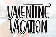 Valentine Vacation, a Script Font by Scratchones (Thumbnail 1 of 9)
