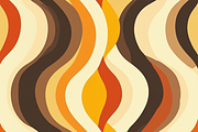 Retro Waves Pattern, a Pattern Graphic by Printable Treasure (Thumbnail 5 of 7)