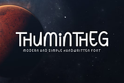 Thumintheg - Font, a Handwritten Font by artchiles_design (Thumbnail 3 of 5)