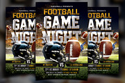 American Football Flyer, a Flyer Template by Basez Flyers (Thumbnail 1 of 3)