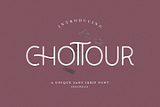 Chottour, a Sans Serif Font by artism_design (Thumbnail 1 of 8)