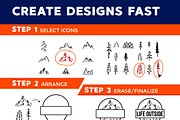 CAMP VIBES - Creator Kit, an Icon by Walking_Designs (Thumbnail 2 of 14)