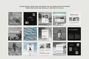 1500 Aesthetic Instagram Templates, a Social Media Template by Instprofi | Studio Estimo (Thumbnail 13 of 60)