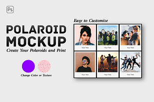Mockup - Create Your Polaroids