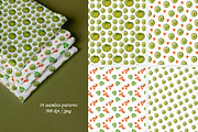 Pumpkin Charm. Seamless Patterns, an Illustration by YuliTeh_art (Thumbnail 5 of 5)