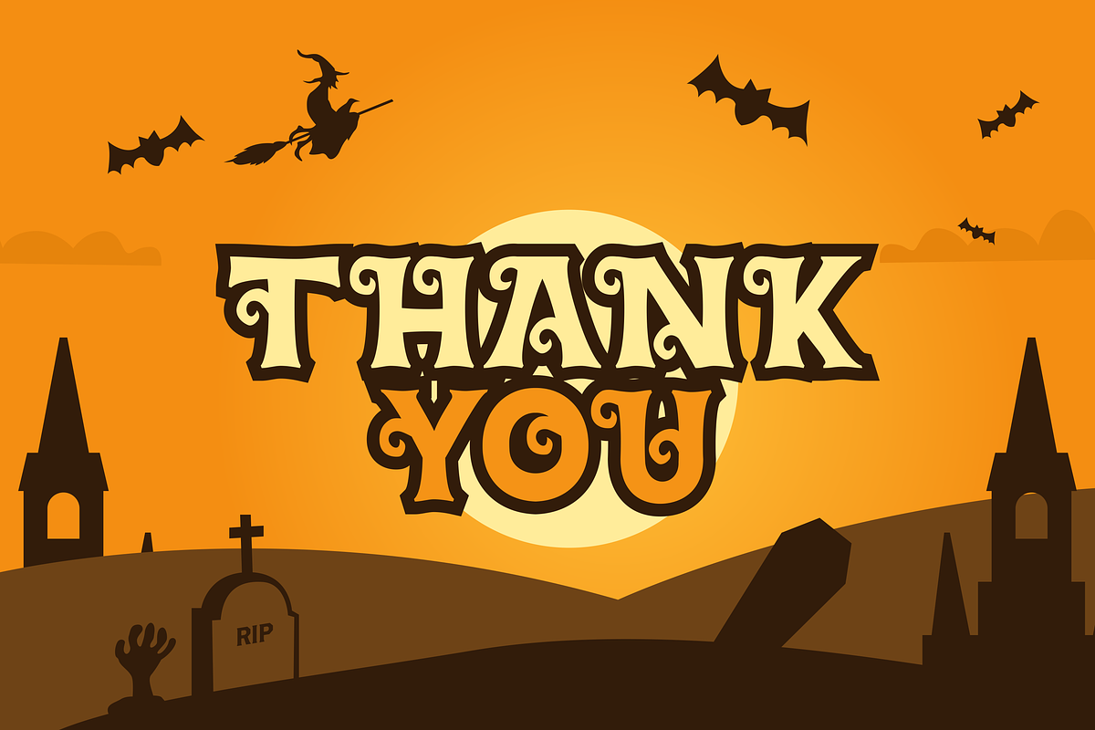 Spoongky Horror Font, a Serif Font by juliawan (Photo 5 of 5)