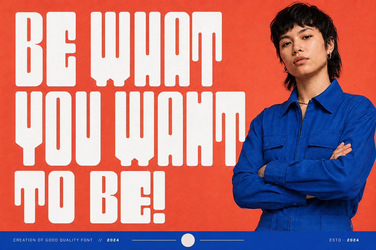 Signalrun - Bold Display Typeface, a Sans Serif Font by PaperMoon (Photo 2 of 10)