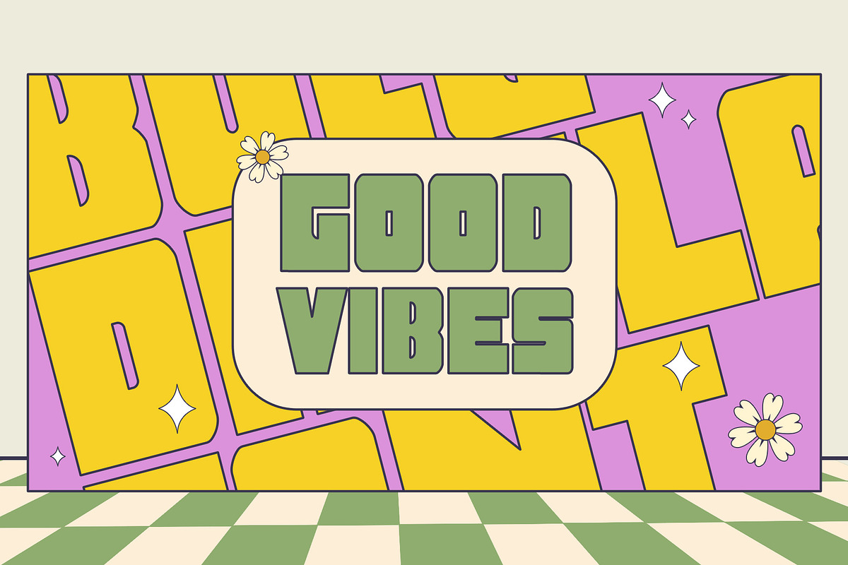 Flazy Display Font, a Font by Ryan Rivaldo Vierra (Photo 3 of 6)