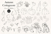 Autumn Cottagecore - Fall Line Art, a Seasonal Illustration by Mio Buono (Thumbnail 8 of 18)