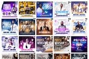 60 Church Flyers Bundle, 4x4 Canva, a Flyer Template by FLYERHIVE (Thumbnail 2 of 5)
