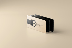 Metal Business Card Mockups