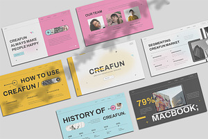 Creative Fun Agency Keynote, a Presentation Template by Pixslides