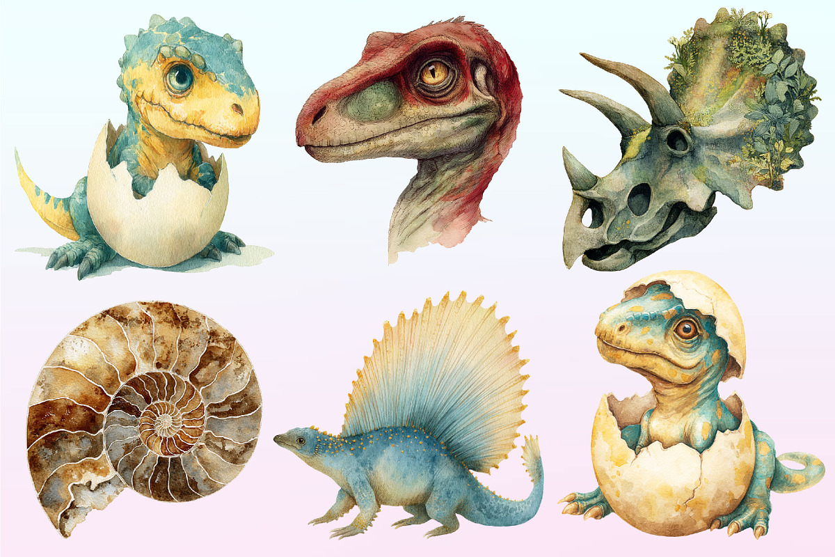 Paleontology Dinosaur Animal., a Graphic by CitraGraphics (Photo 2 of 4)