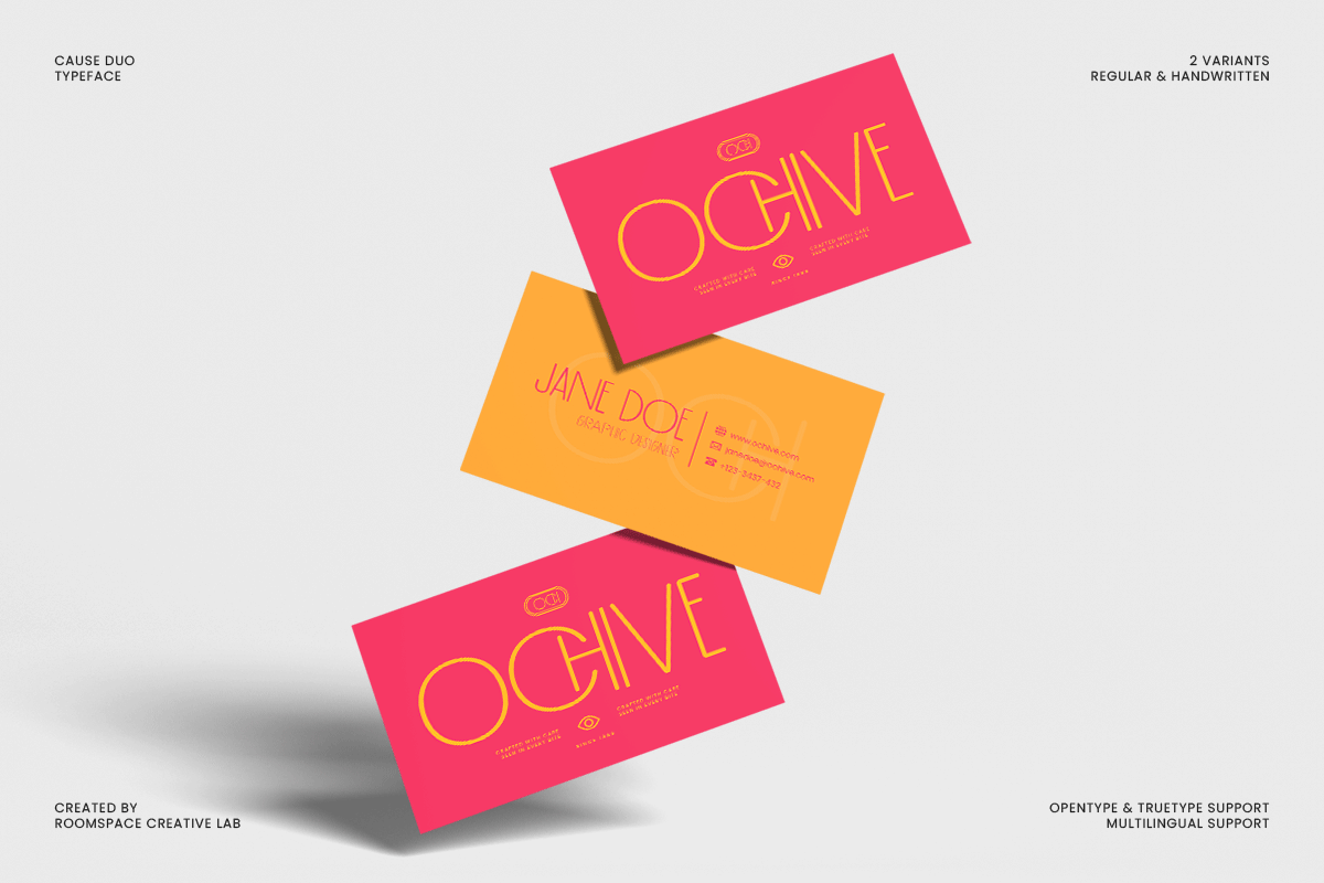 Cause Duo – Modern Minimalist Sans, a Sans Serif Font by roomspace creative lab (Photo 10 of 10)