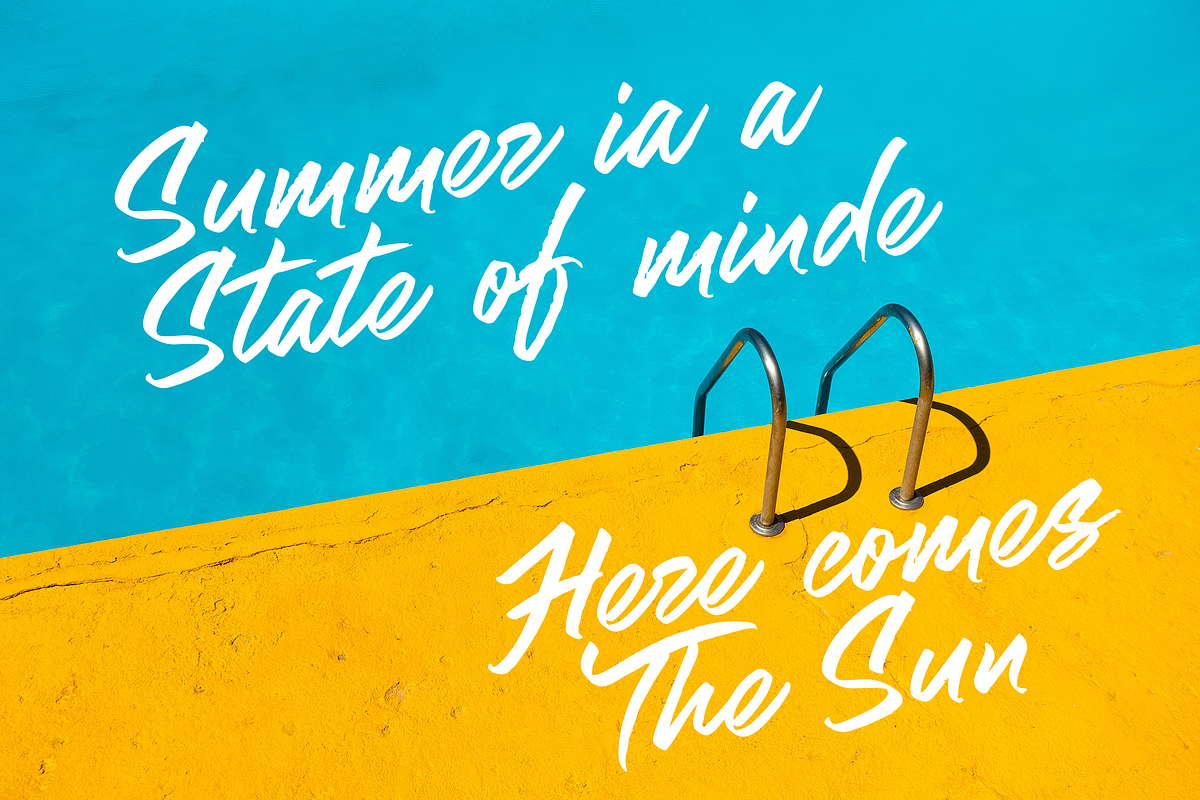 Modestine Script, a Script Font by kavoon (Photo 5 of 9)