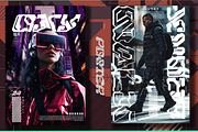 Cyber Kornea - Cyberpunk Mecha Font, a Symbol Font by Mofr 24 (Thumbnail 3 of 8)