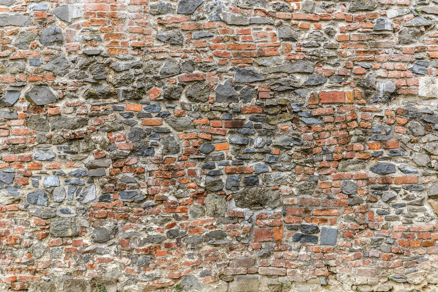 Uneven stone and brick wall, an Abstract Photo by Grafvision photography