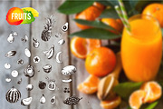 Hand-drawn fruit. vector, a Food Illustration by Margo Miller (Thumbnail 3 of 5)