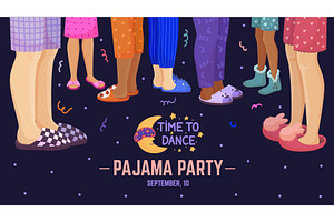 Pajama party background with casual, a Background Graphic by Valerie Bodnar