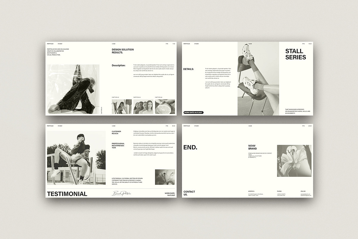 Portfolio Presentation Template, a Presentation Template by Laycraft Studio (Photo 8 of 9)