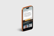 iPhone 17 Pro Mockups, an iPhone Mockup by Tahtagraphic (Thumbnail 8 of 14)