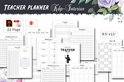 Teacher Planner, a Stationery Template by design_hut (Thumbnail 1 of 3)