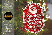Santa’s Favorite Season Is Here SVG, an Object Graphic by OK Design (Thumbnail 3 of 3)