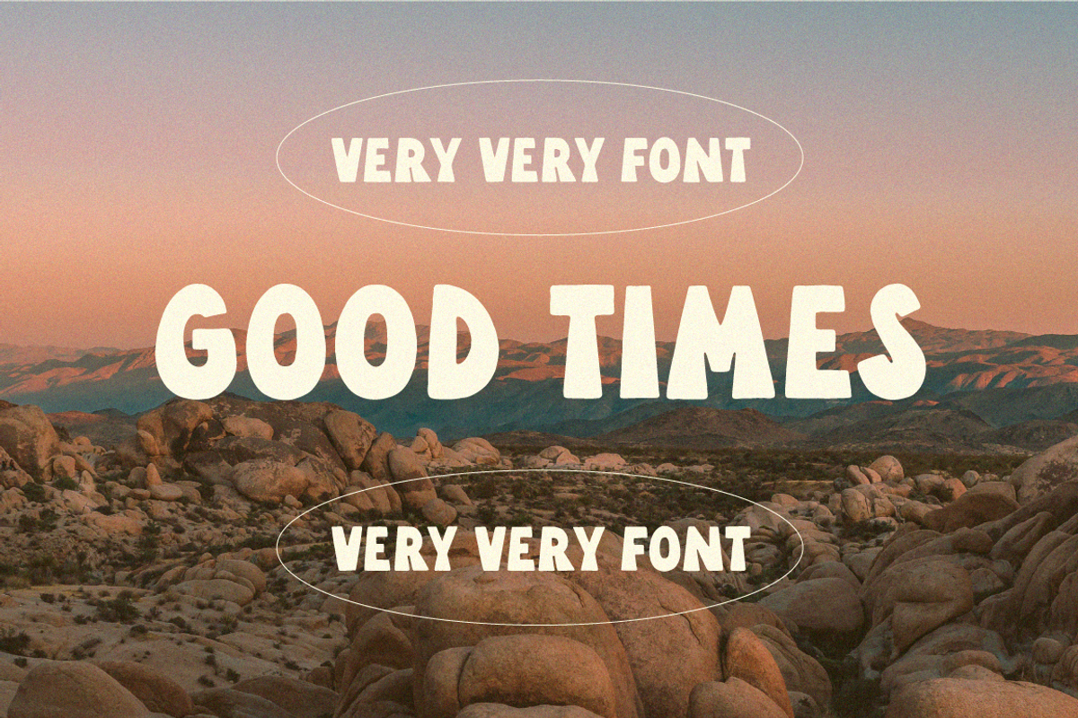 Very Font Family - Handmade Retro, a Sans Serif Font by Studio Funshop by Kelli (Photo 15 of 21)