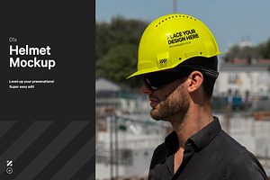 Safety Helmet Mockup