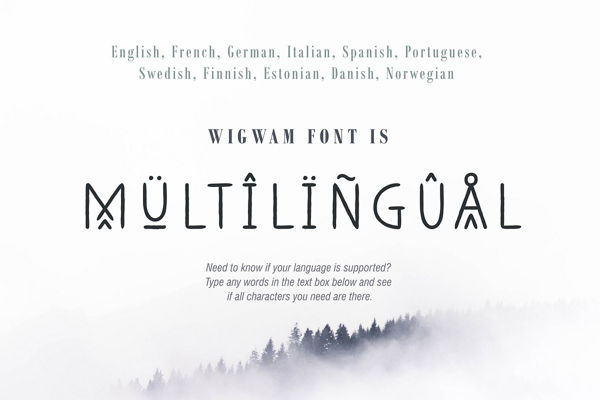 Wigwam - Handwritten Geometric Font preview 5