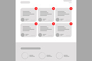 Real Estate Landing Page Wireframe, an UI Kit Template by CreativeShaper (Thumbnail 5 of 6)