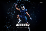 6 Water Splash Photoshop Brushes ABR, a Brush Add-On by Walllow Creatives (Thumbnail 3 of 4)